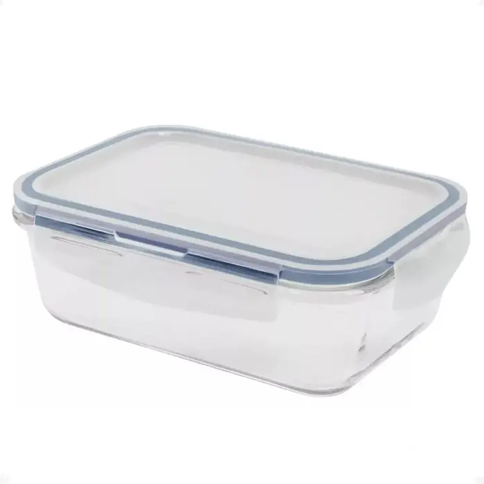 Pote Hermético de Vidro Borossilicato Retangular com Tampa 330ml - Lehaví - Imagem 1