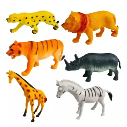 Kit Brinquedo em Plástico Animais-Toys