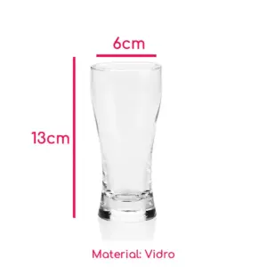 Copo Cerveja de Vidro 200ML-Pilsen - Imagem 2
