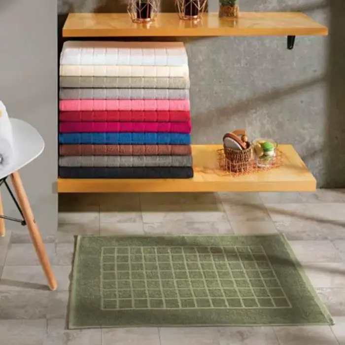 Toalha para Piso Felpudo Royal II Liso 45x70cm - Döhler - Imagem 2
