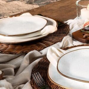 Conjunto de Louça de Cerâmica com 18 Peças Linha Maresia - Oxford - Imagem 3