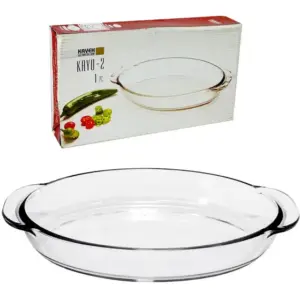 Travessa de vidro Oval 1L 28x16x4,5cm Kayo 2 - Kaveh - Imagem 3