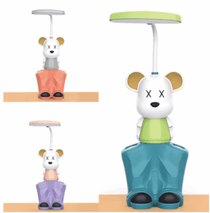 Luminária Recarregável USB com Porta Lápis e Apontador 31cm Sortido - Rio Tijucas - Imagem 5