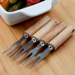 Kit de Garfos para Petiscos com 4 Unidades de 11cm cada - Top Chef - Imagem 3