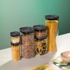 Organizador Hermético de Plástico para Mantimentos - UZ - Imagem 3