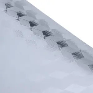 Rolo de Papel de Parede Adesivo 40cmx5m de PVC + Cola Hidrossol Prata Metalizado – Casíta - Imagem 4