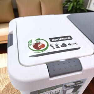 Lixeira Ecoduo com 2 Compartimentos e Tampa Removível 20L - Lig Brin - Imagem 7