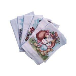 Pano de Prato Decorado Diversas Estampas 43x67cm Sortido - GePanos