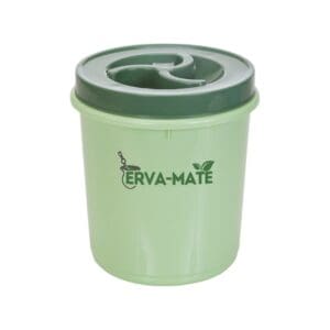 Pote de Plástico para Erva Mate Tampa com Rosca 2L - Erca Plast