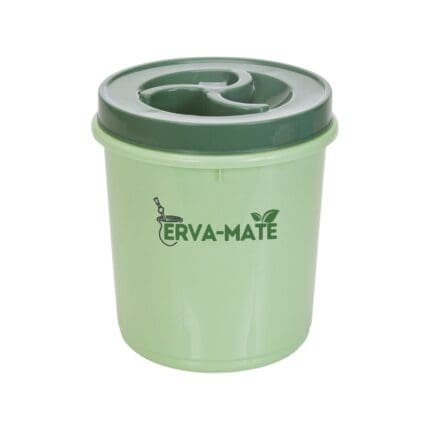Pote de Plástico para Erva Mate Tampa com Rosca 2L - Erca Plast