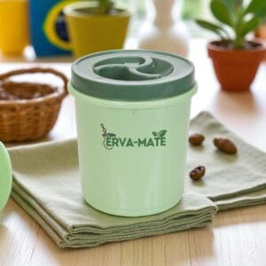 Pote de Plástico para Erva Mate Tampa com Rosca 2L - Erca Plast - Imagem 2