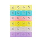 Porta Comprimidos com 28 Divisórias 17X11X2cm-Casita