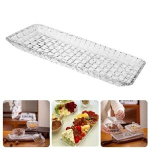 Prato de Vidro Argyle 25X13cm-Em Casa Tem Glass - Imagem 3