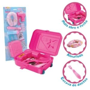 Brinquedo Kit de Viagem com Maleta de Acessorio My little Collection - Divertoys - Imagem 4