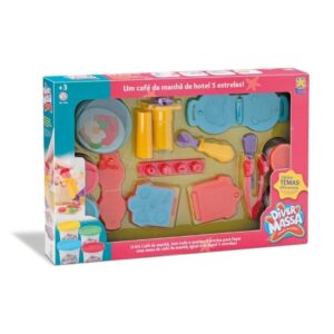 Brinquedo Kit Café da Manha com Massa de Modelar e Acessórios - Diver Toys