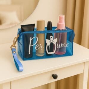 Necessaire Transparente 100% PVC Perfume 18x10x8 cm Sortido - Amigold - Imagem 4