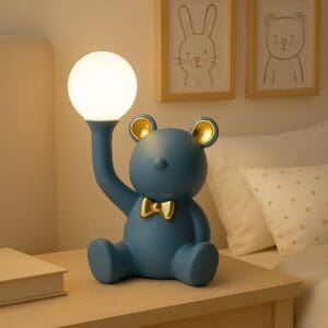 Luminária Recarregável USB 19x11,5cm Urso Sortido - Rio Tijucas - Imagem 3