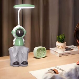 Luminária Recarregável USB com Porta Lápis e Apontador 31cm Sortido - Rio Tijucas - Imagem 2