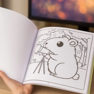 Livro de Colorir Estilo Boobie Goods Cute e Comfy Edição Especial com 6 Canetas Touch Duas Pontas - Editora Camelot - Imagem 2