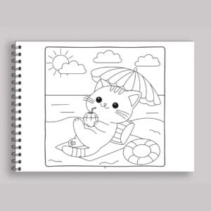 Livro para Colorir Estilo Bobbie Goods Cute & Comfy Momentos Para Ser Feliz + 1 Caneta Touch Ponta Dupla Grátis - Imagem 4