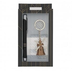 Kit de Caneta com Chaveiro de Ferro para Presente Sortido - Interponte - Imagem 6