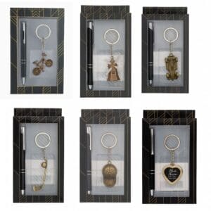 Kit de Caneta com Chaveiro de Ferro para Presente Sortido - Interponte - Imagem 3