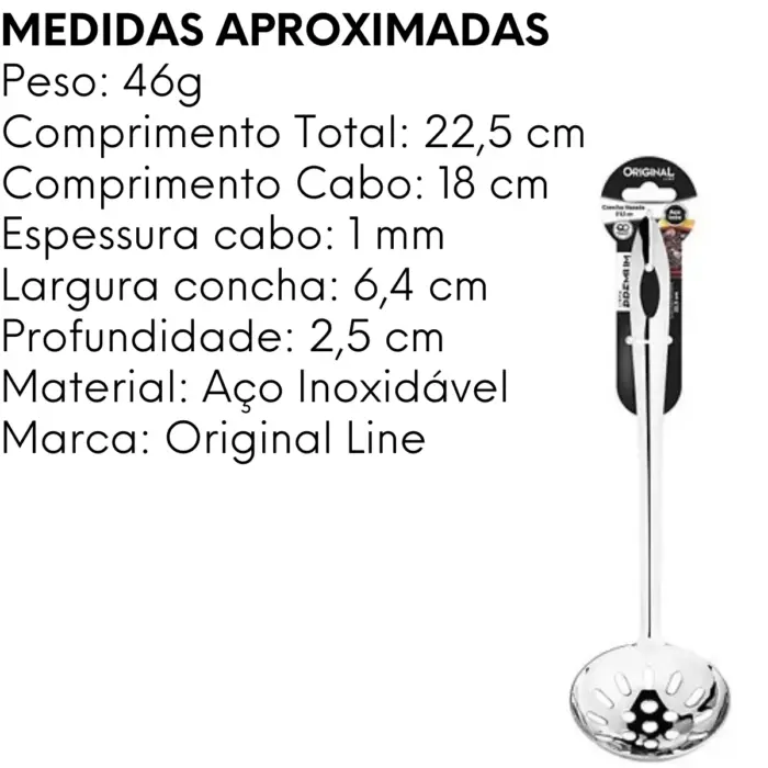 Concha Vazada de Aço e Inox Linha Premium - Original Line - Imagem 5