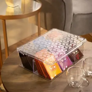 Box Multiuso com Divisoria Transparente de Plástico-Uz - Imagem 2