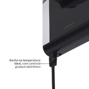 Chuveiro Elétrônico Lorenzetti Acqua Ultra Duo Flex Preto Cromado 6800w 220v - Lorenzetti - Imagem 4