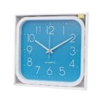 Relógio de Parede Quadrado 30cm de Plástico e Vidro Quartz Sortido