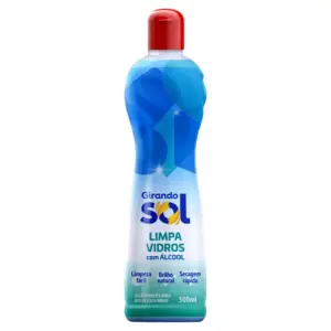Limpa Vidros com Álcool 500ml - Girando Sol