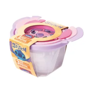 Kit 3 Potes Conect Red Angel Infantil Stitch - Plasútil - Imagem 5