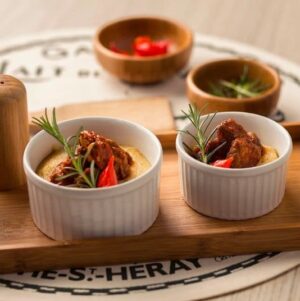 Ramekim Cerâmica Branco 180ML-Mimo Style - Imagem 2