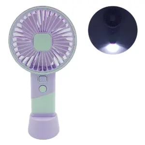 Mini Ventilador Portatil e Recarregável Com Lanterna AL12036 - Alfacell - Imagem 3