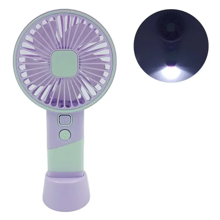 Mini Ventilador Portatil e Recarregável Com Lanterna AL12036 - Alfacell - Imagem 3