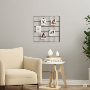 Mural de Fotos Decorativo Aramado com 6 Pregadores - Azzo - Imagem 2