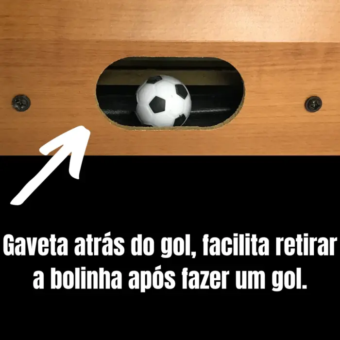 Brinquedo Mesa De Pebolim (FlaFlu) de 52x30cm - Toy King - Imagem 5