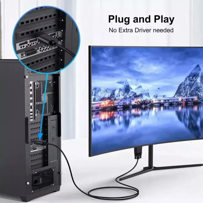 Cabo HDMI x VGA Plug and Play de 2 Metros - MB Tech - Imagem 3