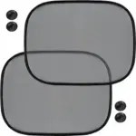 Para-Sol Veicular Kit com 2 Protetores de 36x44cm Cada com Ventosas - MB Car