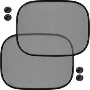 Para-Sol Veicular Kit com 2 Protetores de 36x44cm Cada com Ventosas - MB Car