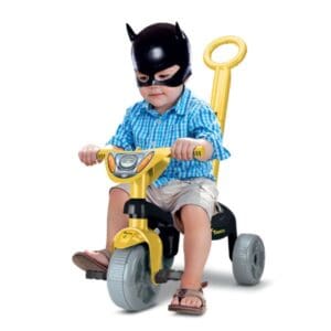 Motoca Triciclo Com Haste Tchuco Heróis Morceguinho - Samba Toys - Imagem 2
