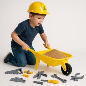 Brinquedo Mega Oficina com Carriola de 65cm e Ferramentas - Samba Toys - Imagem 2