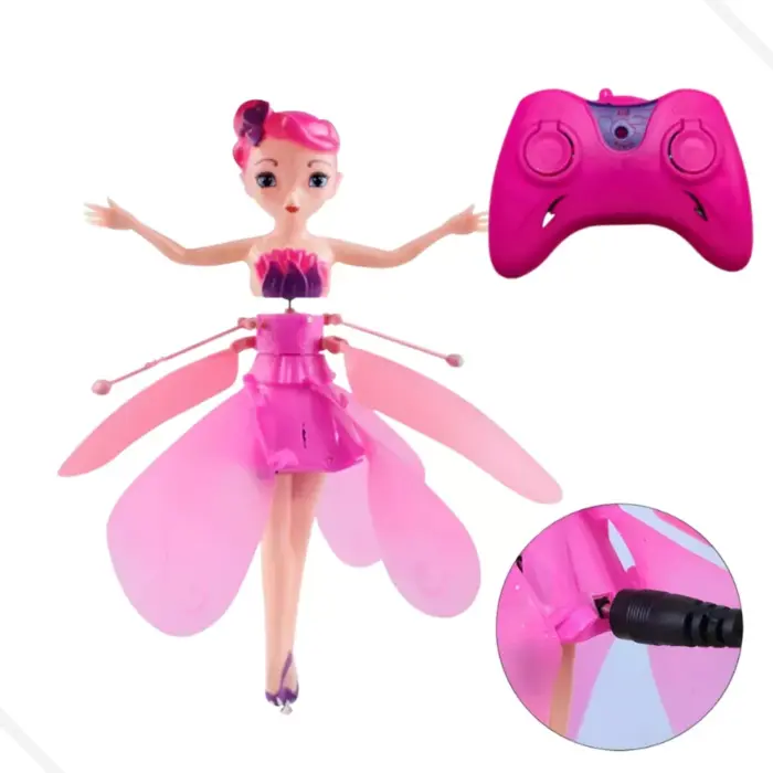 Boneca Fada das Florese que Voa com Controle Remoto - Toy King - Imagem 2