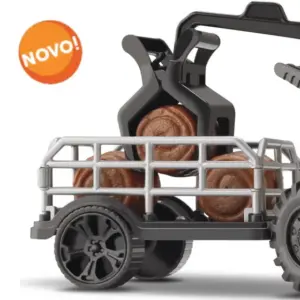 Brinquedo Trator com Super Garra + Carretinha - Orange Toys - Imagem 2