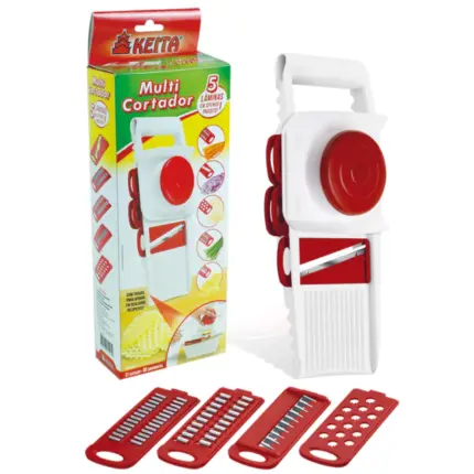 Multi Cortador de Legumes e Saladas com Lâminas - Keita