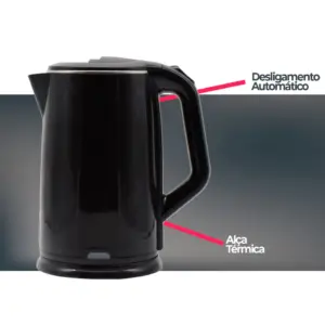 Jarra Elétrica Preta Multi Power 2,0 Litros 220V - +Casa - Imagem 3