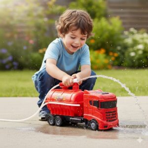 Brinquedo Caminhão de Bombeiros Fire Tank de 35cm -  Orange Toys - Imagem 2