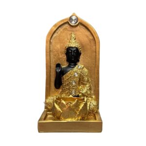 Enfeite Porta Vela Decorativo de Resina de 16cm - Amigold - Imagem 3