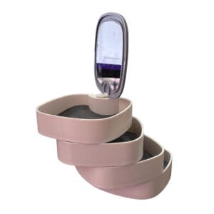 Porta Jóias / Organizador Multiuso 12x12cm com 4 Divisórias e Espelho - Organiz - Imagem 2