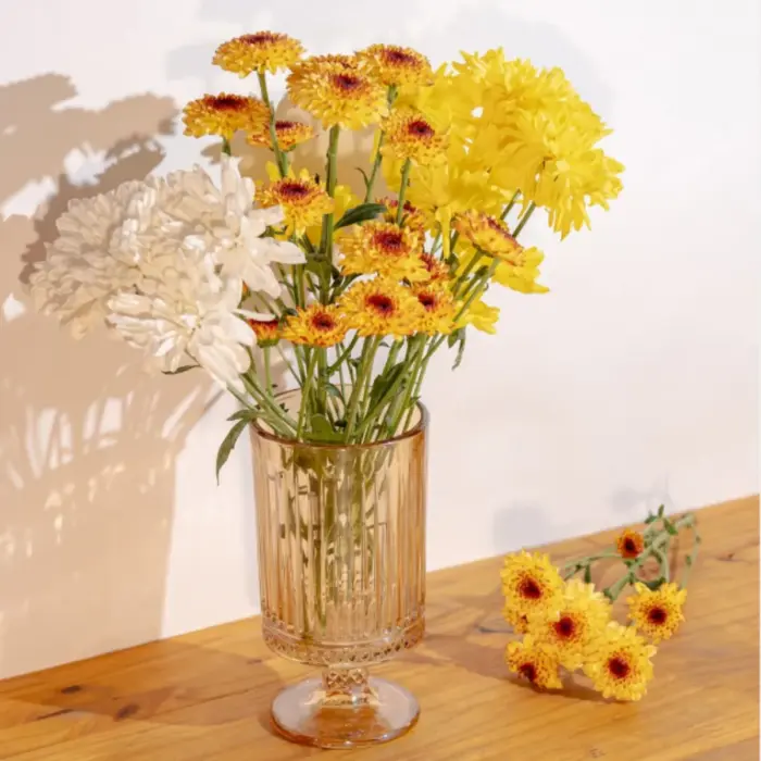 Vaso Decorativo Esplendor Âmbar 10x18,7cm - Lanty - Imagem 2